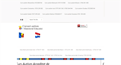 Desktop Screenshot of cursuriautism.ro
